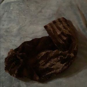 Soft, black neck shawl